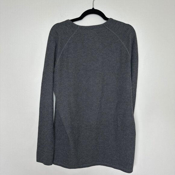 Mack Weldon Men's WARMKNIT Waffle Long Sleeve Crew Charcoal Heather Size XL - Picture 3 of 5
